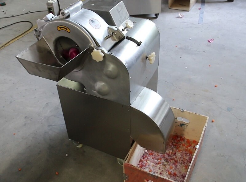 vegetable dicer cube cutting