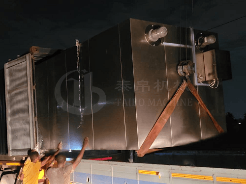 foreign customer received vegetable fruit drying machine